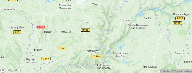 Melzac, France Map