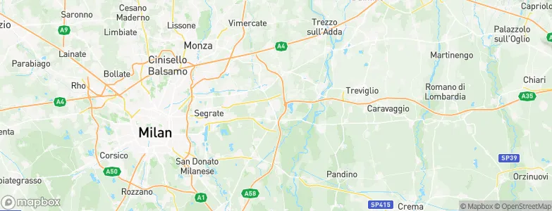 Melzo, Italy Map