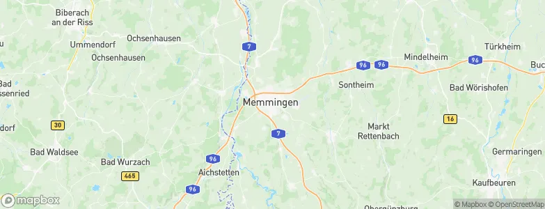 Memmingen, Germany Map