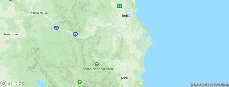 Mena Creek, Australia Map