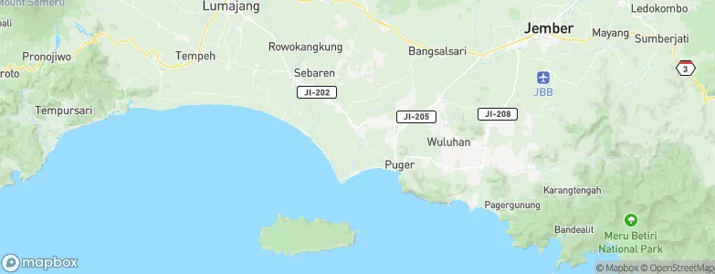 Menampukrajan, Indonesia Map