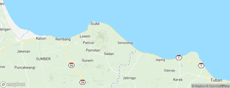 Menara, Indonesia Map