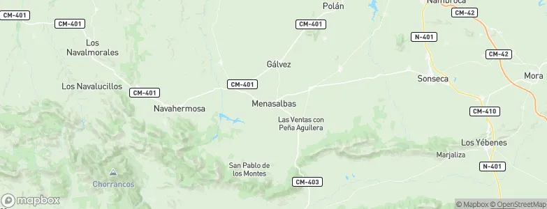 Menasalbas, Spain Map