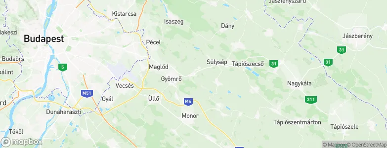 Mende, Hungary Map