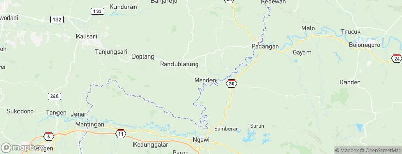 Mendenrejo, Indonesia Map