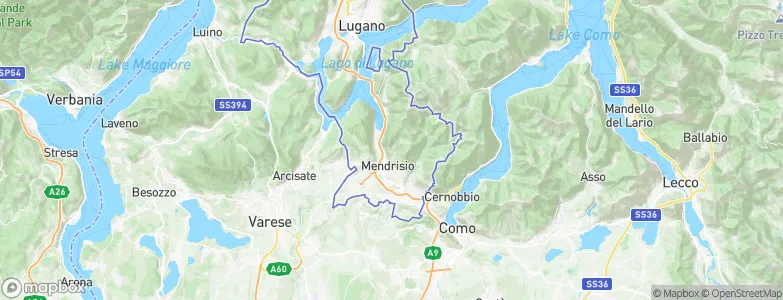 Mendrisio, Switzerland Map