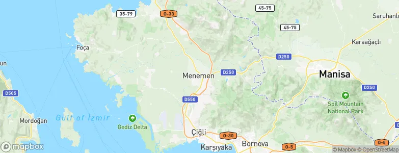 Menemen, Turkey Map