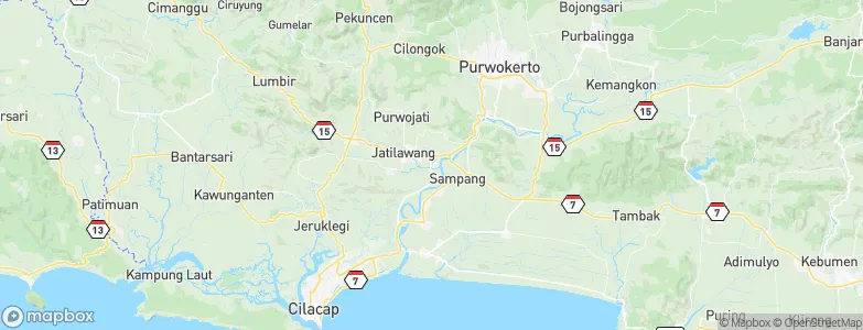 Menganti, Indonesia Map