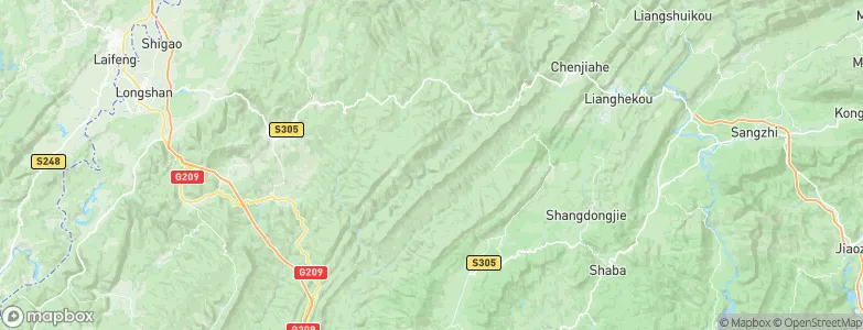Mengbi, China Map