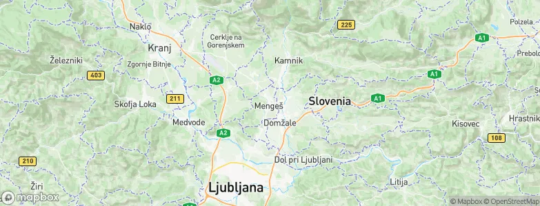 Mengeš, Slovenia Map