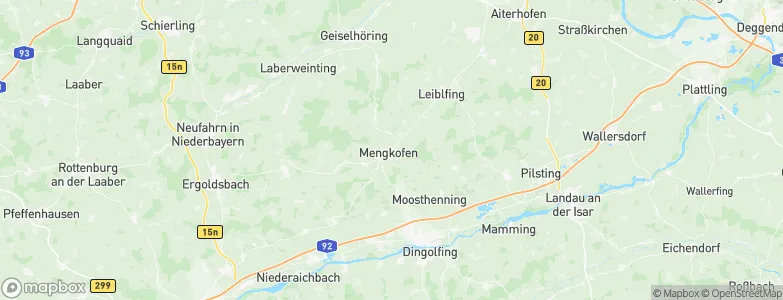 Mengkofen, Germany Map