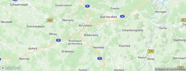 Mengshausen, Germany Map