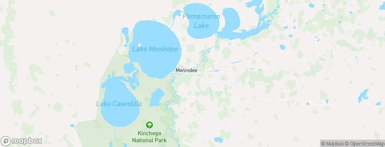 Menindee, Australia Map