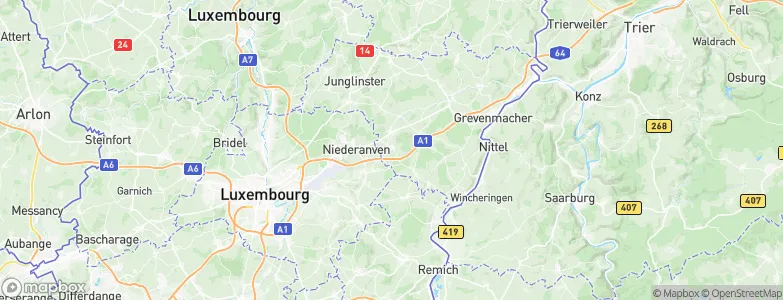 Mensdorf, Luxembourg Map