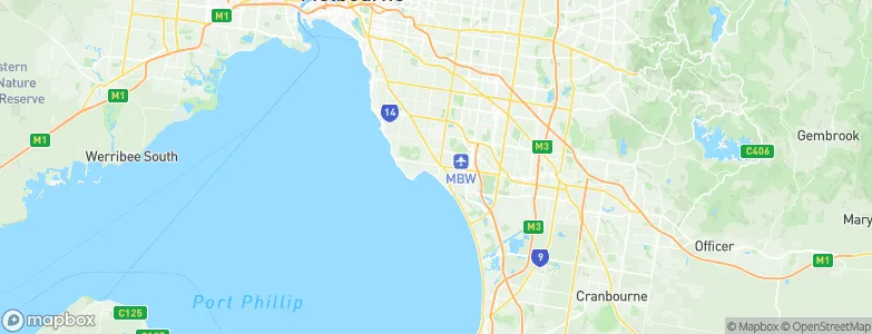 Mentone, Australia Map