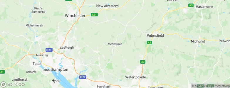 Meonstoke, United Kingdom Map