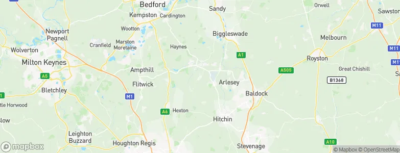 Meppershall, United Kingdom Map