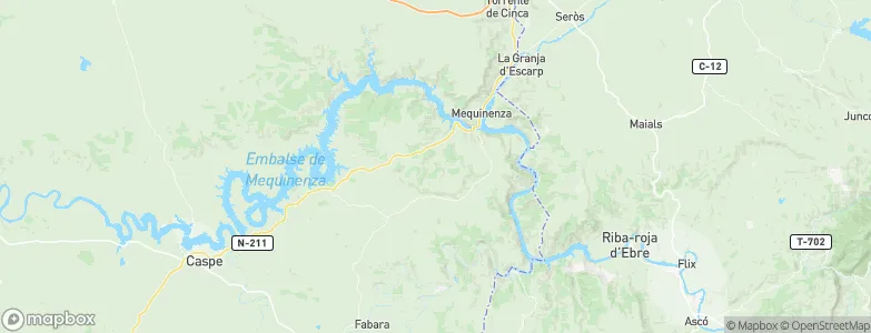 Mequinenza, Spain Map