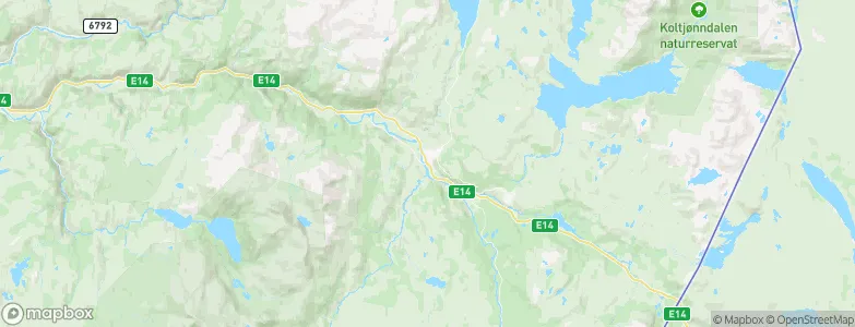 Meråker, Norway Map