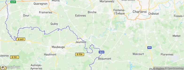 Merbes-le-Château, Belgium Map