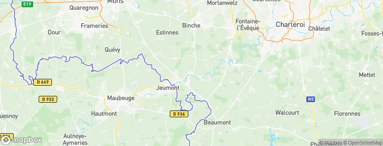 Merbes-le-Château, Belgium Map