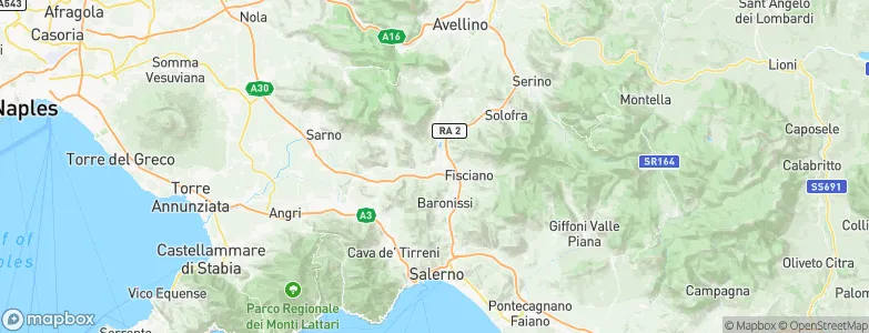 Mercato San Severino, Italy Map