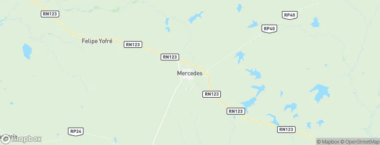 Mercedes, Argentina Map