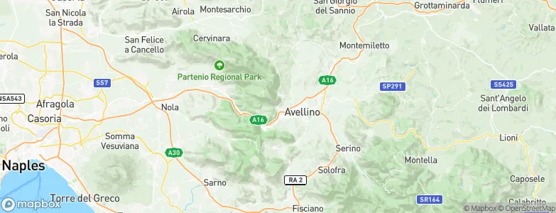 Mercogliano, Italy Map