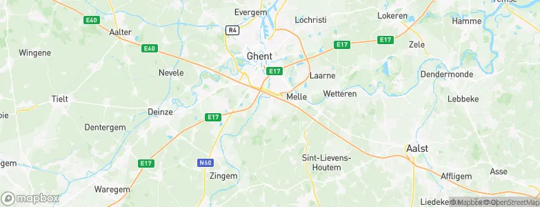 Merelbeke, Belgium Map