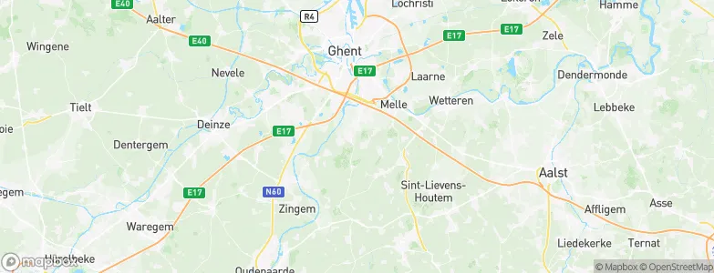 Merelbeke, Belgium Map