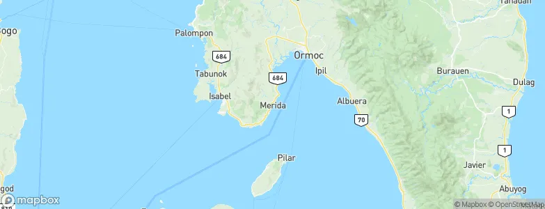 Merida, Philippines Map
