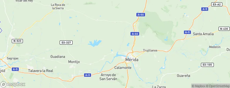 Mérida, Spain Map