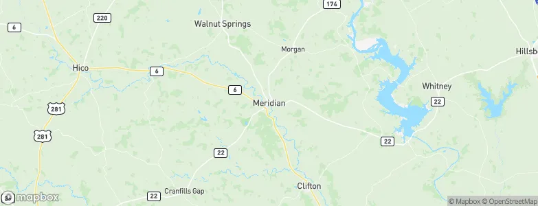 Meridian, United States Map
