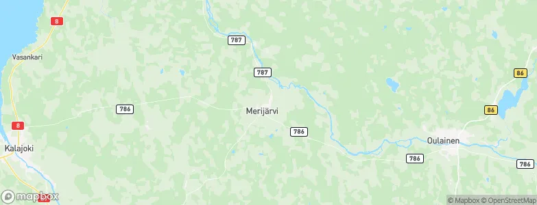 Merijärvi, Finland Map