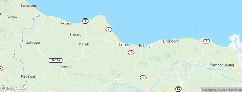 Merik, Indonesia Map