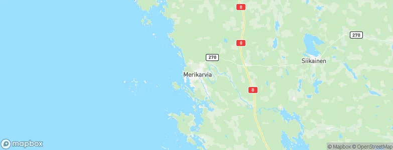 Merikarvia, Finland Map