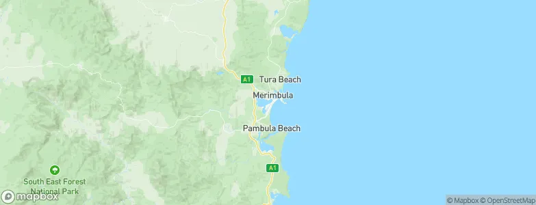 Merimbula, Australia Map