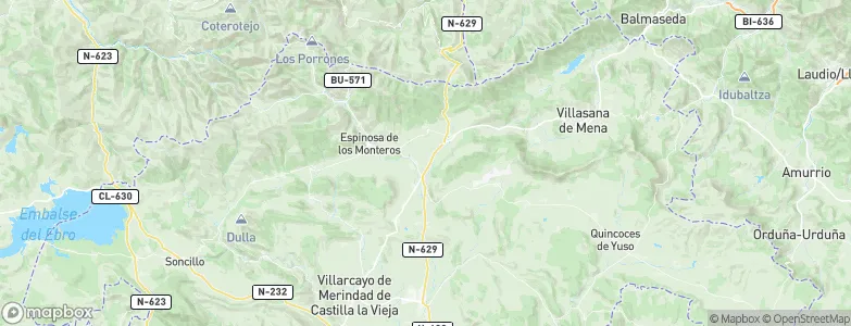 Merindad de Montija, Spain Map