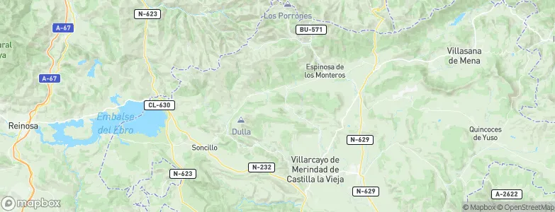 Merindad de Sotoscueva, Spain Map