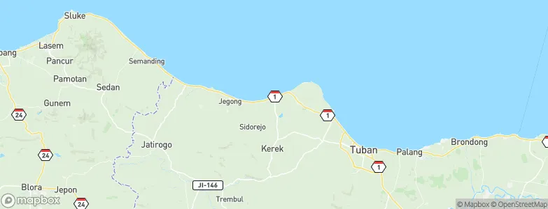 Merkawang, Indonesia Map