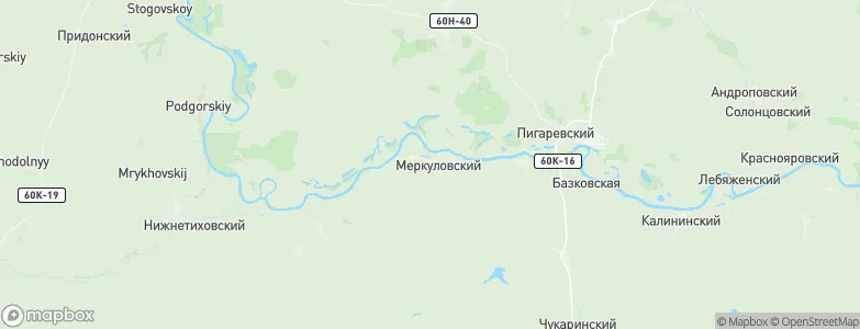 Merkulovskiy, Russia Map