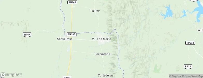 Merlo, Argentina Map