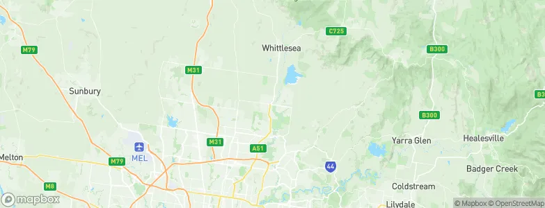 Mernda, Australia Map