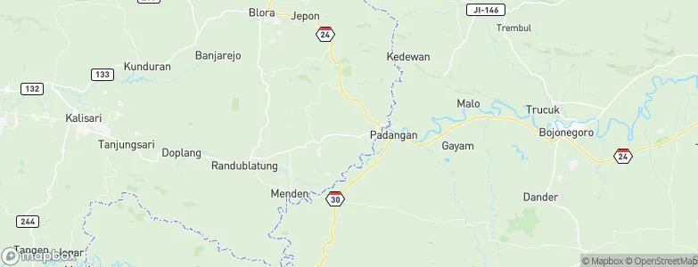 Mernung, Indonesia Map