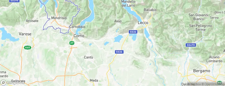 Merone, Italy Map