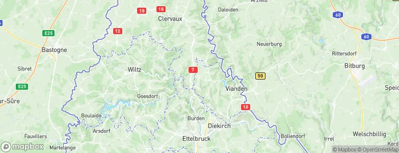 Merscheid, Luxembourg Map
