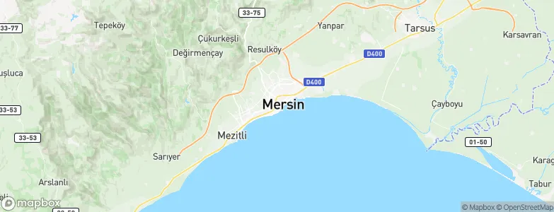Mersin, Turkey Map