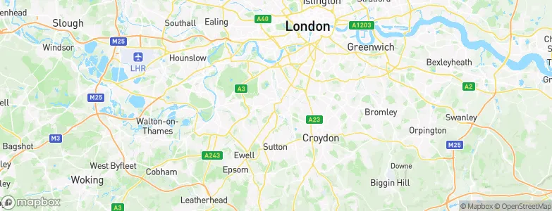 Merton, United Kingdom Map