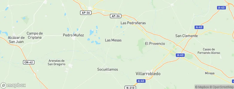 Mesas, Las, Spain Map