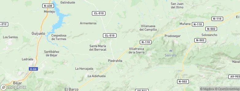 Mesegar de Corneja, Spain Map